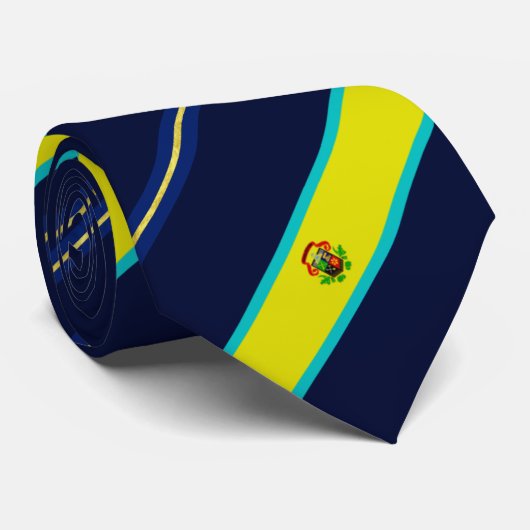 Cravate du drapeau de Charleston (Virginie-Occiden (Roulé)