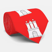 Cravate du drapeau de Hambourg (Roulé)