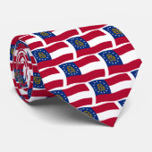 Cravate du drapeau de la Géorgie (Roulé)