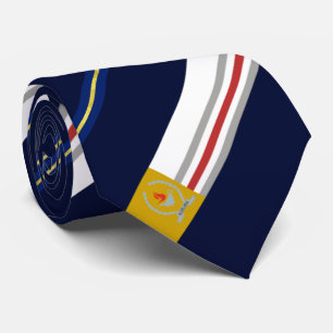 Cravate du drapeau de la ville d'Auburn (Alabama)