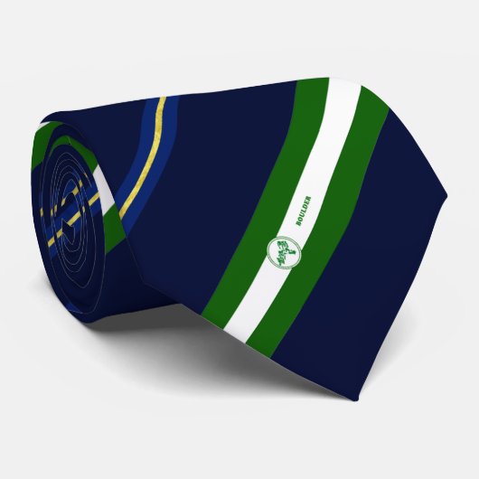 Cravate du drapeau de la ville de Boulder (Colorad (Roulé)