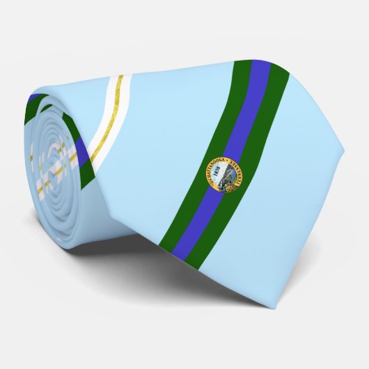 Cravate du drapeau de la ville de Chattanooga (Ten (Roulé)