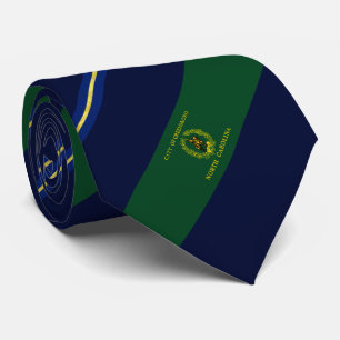 Cravate du drapeau de la ville de Greensboro (Caro