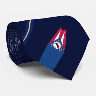Cravate du drapeau de la ville de Mentor (Ohio)