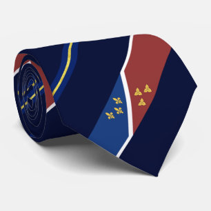 Cravate du drapeau de la ville de Metairie (Louisi