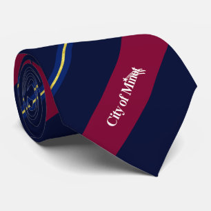 Cravate du drapeau de la ville de Minot (Dakota du