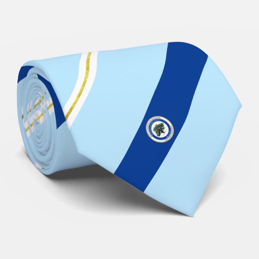 Cravate du drapeau de la ville de North Charleston (Roulé)