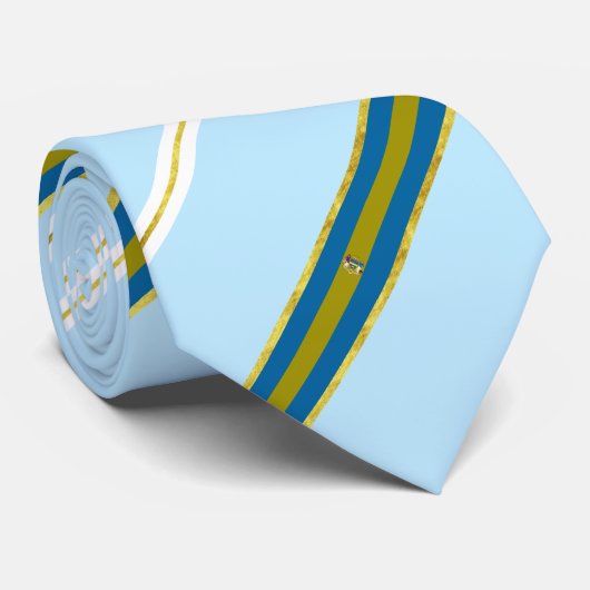 Cravate du drapeau de la ville de Philadelphie (Roulé)