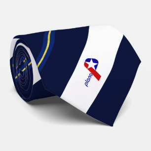 Cravate du drapeau de la ville de Plano (Texas)