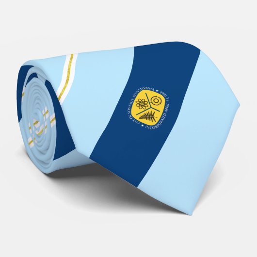 Cravate du drapeau de la ville de Scranton (Pennsy (Roulé)