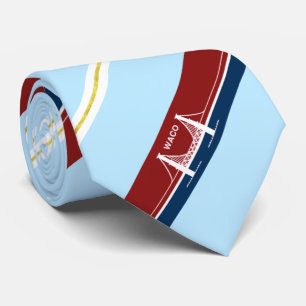 Cravate du drapeau de la ville de Waco (Texas)