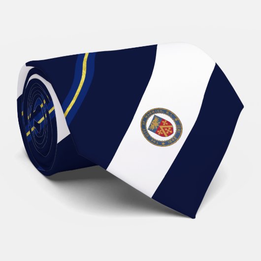Cravate du drapeau de la ville de Warwick (Rhode I (Roulé)