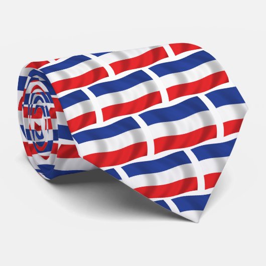 Cravate du drapeau de la Yougoslavie (Roulé)
