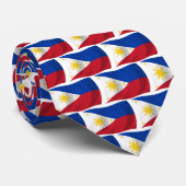 Cravate du drapeau des Philippines (Roulé)