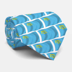 Cravate du drapeau des Tatars de Crimée