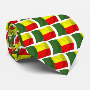 Cravate du drapeau du Bénin