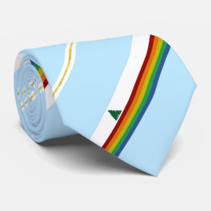 Cravate du drapeau du comté de père Noël Cruz (Cal