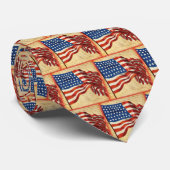 Cravate du drapeau patriotique américain (Roulé)
