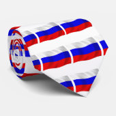 Cravate du drapeau russe (Roulé)