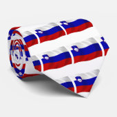 Cravate du drapeau slovène (Roulé)