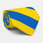 cravate du drapeau ukrainien (Roulé)