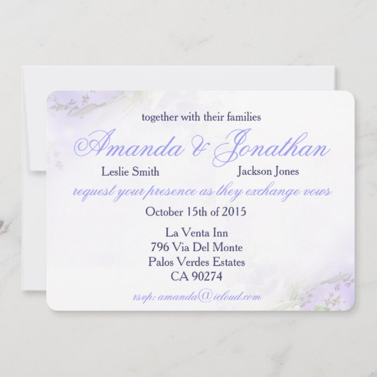 cravate du faire-part de mariage du noeud (Dos)