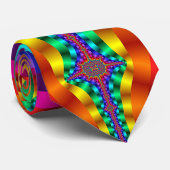 Cravate du gay pride LGBT d'arc-en-ciel de mardi (Roulé)