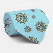 Cravate du Imaginaire de Mehndi en cuivre (Roulé)