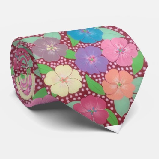 Cravate du jardin de géranium (Roulé)