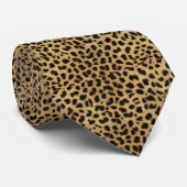 Cravate du léopard des hommes (Roulé)