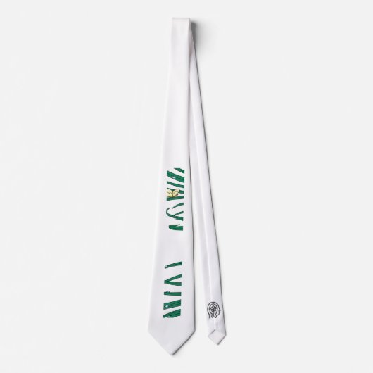 Cravate du logo Happier Living (Devant)