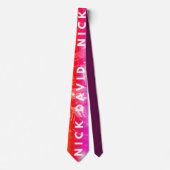 Cravate du logo NiCK DAViD Life - Miami Brights (Devant)