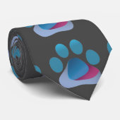 Cravate du logo Paw Hug (Roulé)