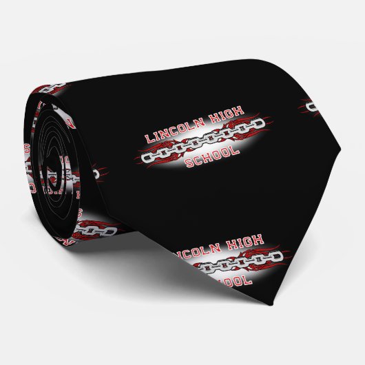Cravate du lycée de Lincoln (Roulé)