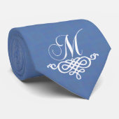 Cravate du monogramme M (Roulé)