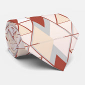 Cravate du Motif de géométrie Monogramme (Roulé)