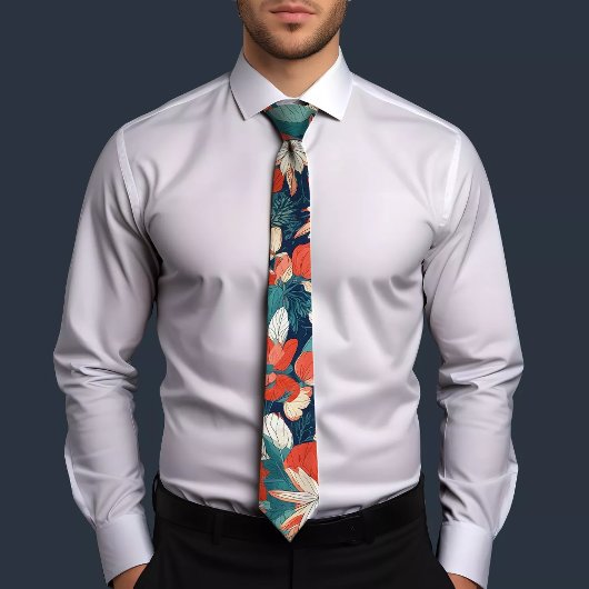 Cravate du paradis tropical