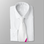 Cravate du parti de la nouveauté de Zigzag rose (Attaché)