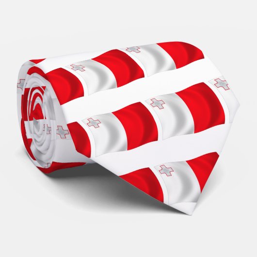 Cravate du pavillon de Malte (Roulé)