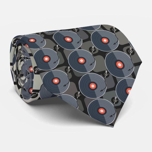 Cravate du record de vinyle (Roulé)