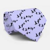 Cravate du sud de motif d'oies de vol (Roulé)