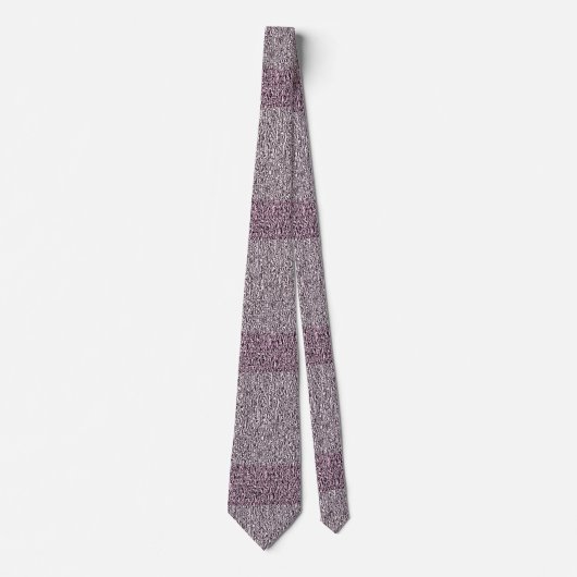 Cravate Dusty Maroon et Grey Tweedy Motif (Devant)