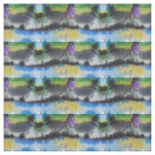 Cravate-Dye Bat tissu fou (Échantillon)