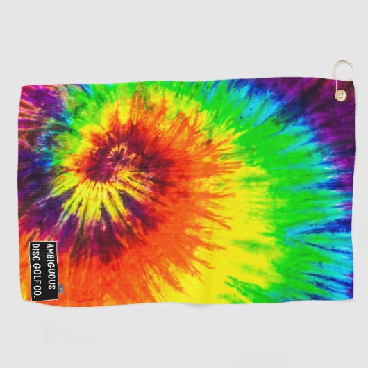 Cravate-Dye Disque Golf Disque Serviette (Horizontal)