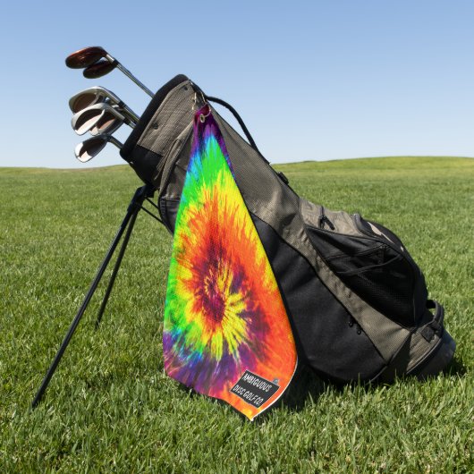 Cravate-Dye Disque Golf Disque Serviette (Vert)