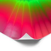 Cravate-Dye Explosive Zazzle Poster parfait (Coin)