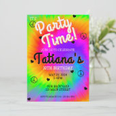 Cravate-Dye Invitation Anniversaire, Si Super ! (Debout devant)