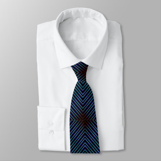 Cravate Dynamic Blue Design for Neck Tie (Attaché)