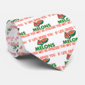 Cravate Dyslexie de melon (Roulé)