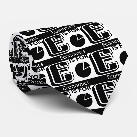 Cravate E est pour l'économie (Roulé)